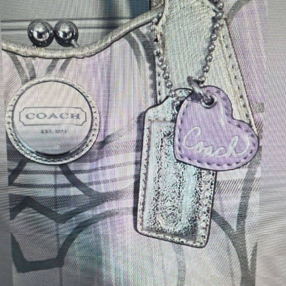 Coach Vintage Multicolor Plaid With Middle Pocket Kisslock Closure - Picture 2 of 16